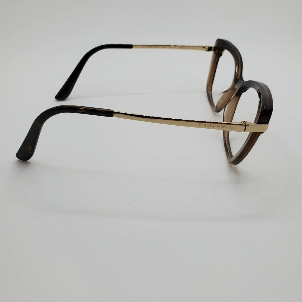 Dolce & Gabbana DG3325 Womens Eyeglasses Frame Brown Transparent 54-17-140 mm